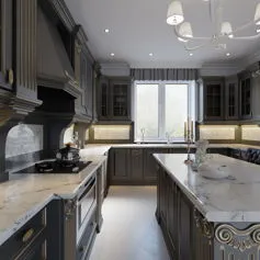Piano di cucina in marmo Statuario un marmo pregiato