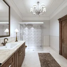 Bagno in marmo Ambrosia bello senza tempo