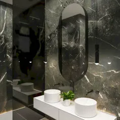 Bagno in marmo Breccia Imperiale